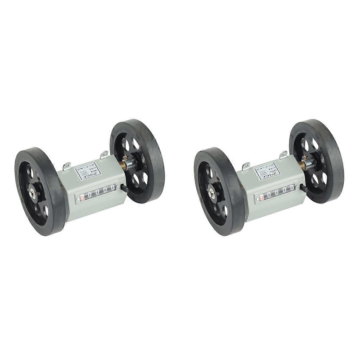 Z96-F Mechanical Length Distance Meter Counter Double Rolling Wheel