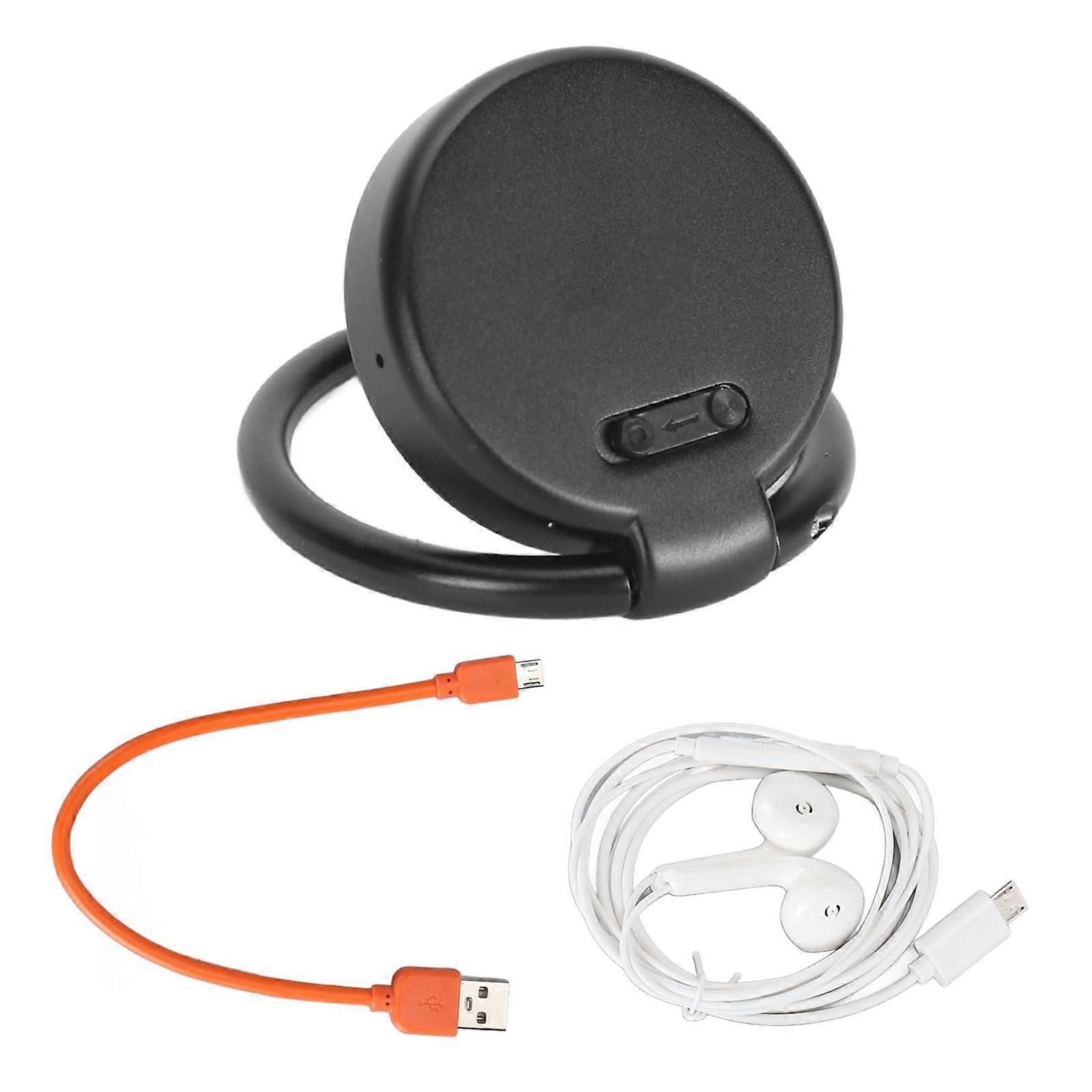 Mini Keychain Recorder Voice Activated Digital Voice Recorder Noise Reduction HiFi MP3 Player Recorder with Wired Earphones for Meetings 16GB