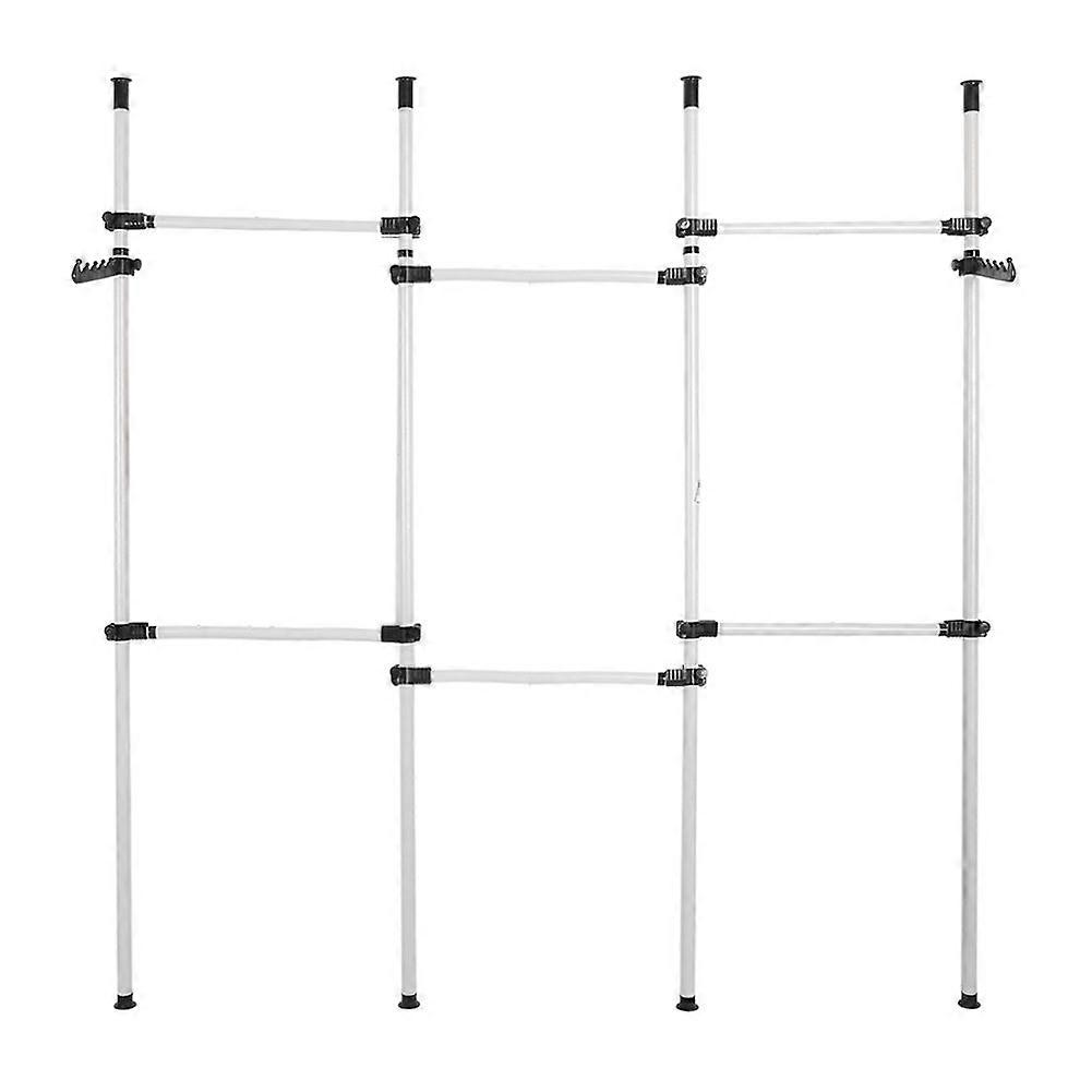 Scalable Adjustable Coat Hanger Tools Garment Rack DIY Clothes Wardrobe Indoor