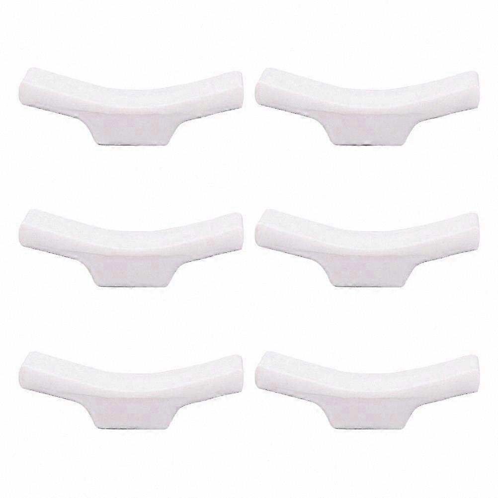 Set of 6 Decorative Chopstick Holders with Ceramic-Inspired Design for Dining Accessory Storage