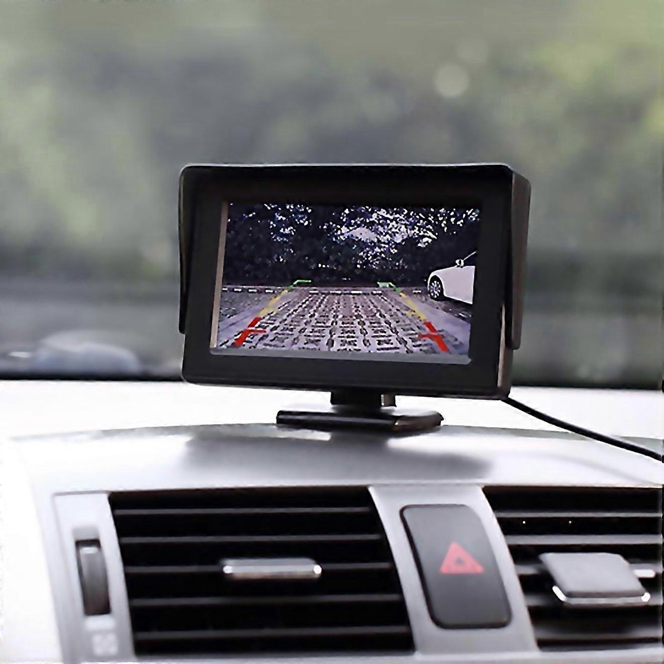 For Universal 43 Inch Car High Definition Monitor With Adjustable Angle Holder Support Reverse Autom