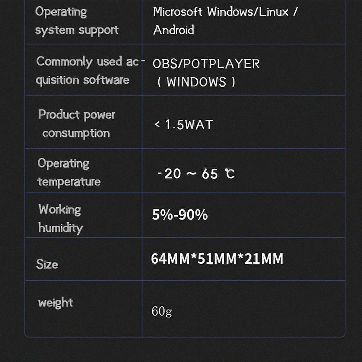 VGA to USB Adapter Converter with Audio and Video Capture Card