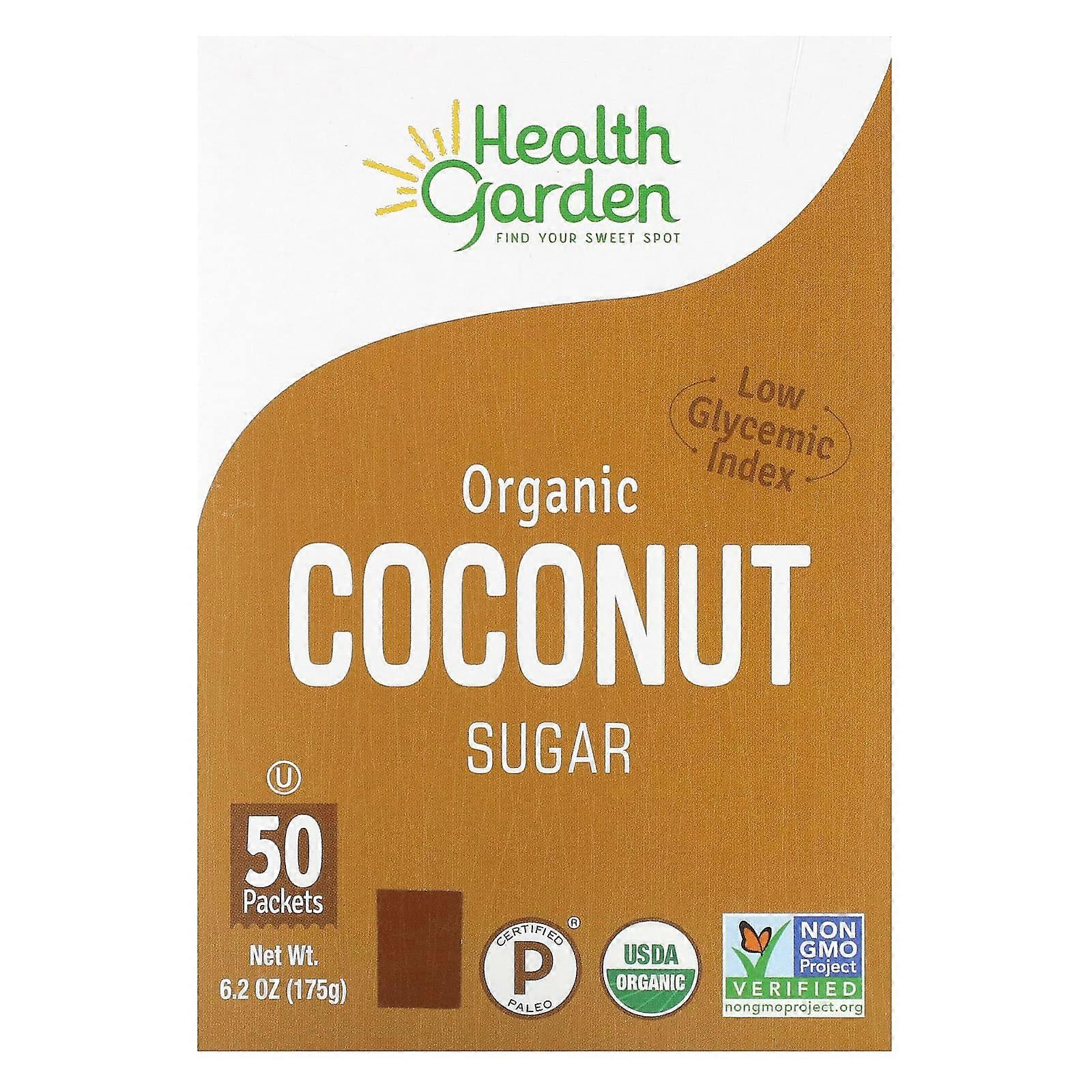 Organic Coconut Sugar, 50 Packets, 3.5 g Each