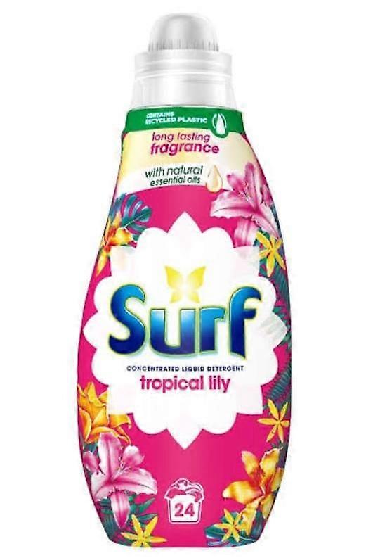 Surf Concentrated Liquid Detergent Tropical Lilly 24 Washes