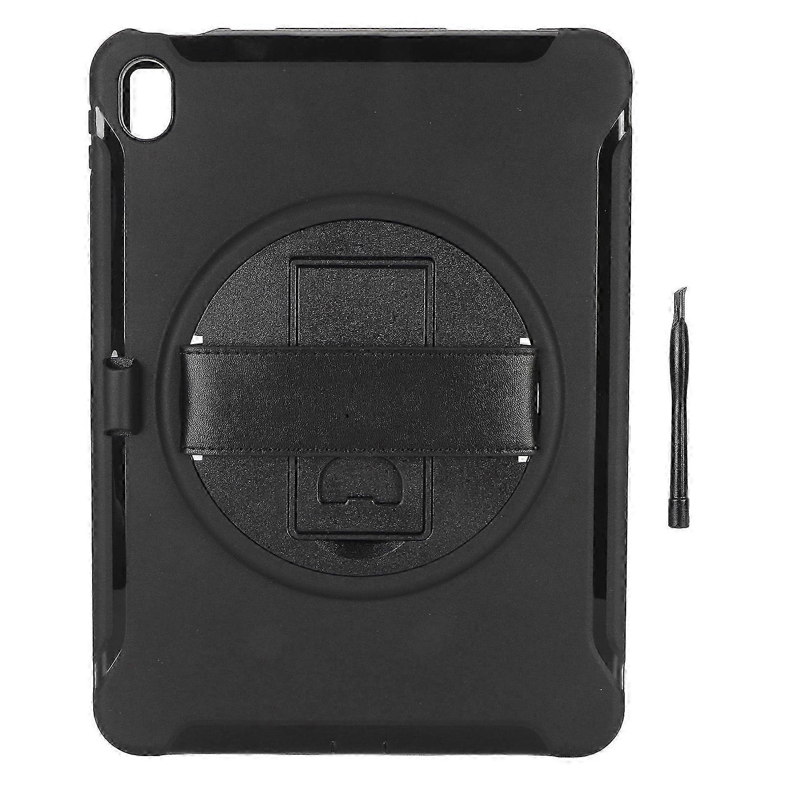 Tablet Case Hard PC Precise Cutouts Hand Strap 360 Degree Kickstand 3 Layers Case for IOS Tablet 10th Gen 2022 Black