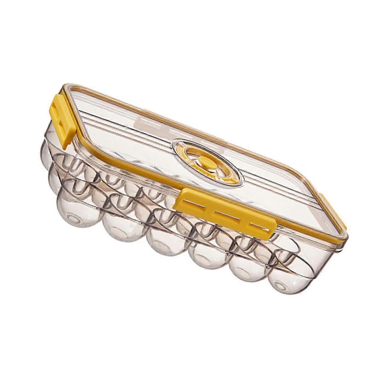 Fresh Egg Carton Stackable Egg Box Design Reusable Holder For Kitchen Storage Fridge Egg Organizer For Refrigerator