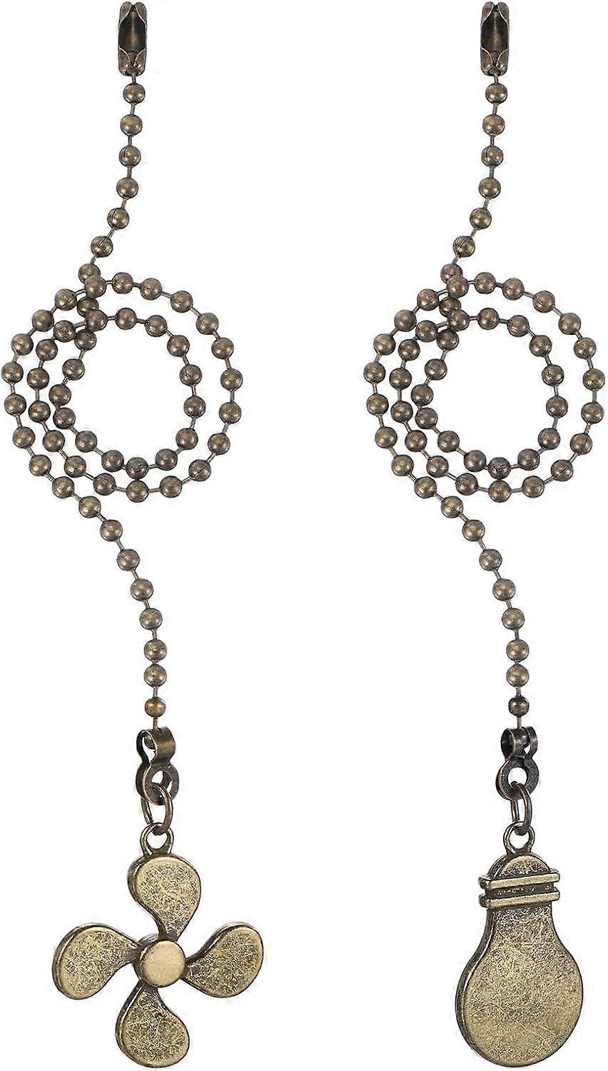 13 Zoll Deckenventilator ziehen Kette Extender Sets, 2 Stück Perlen Ball Fan Pull Chain