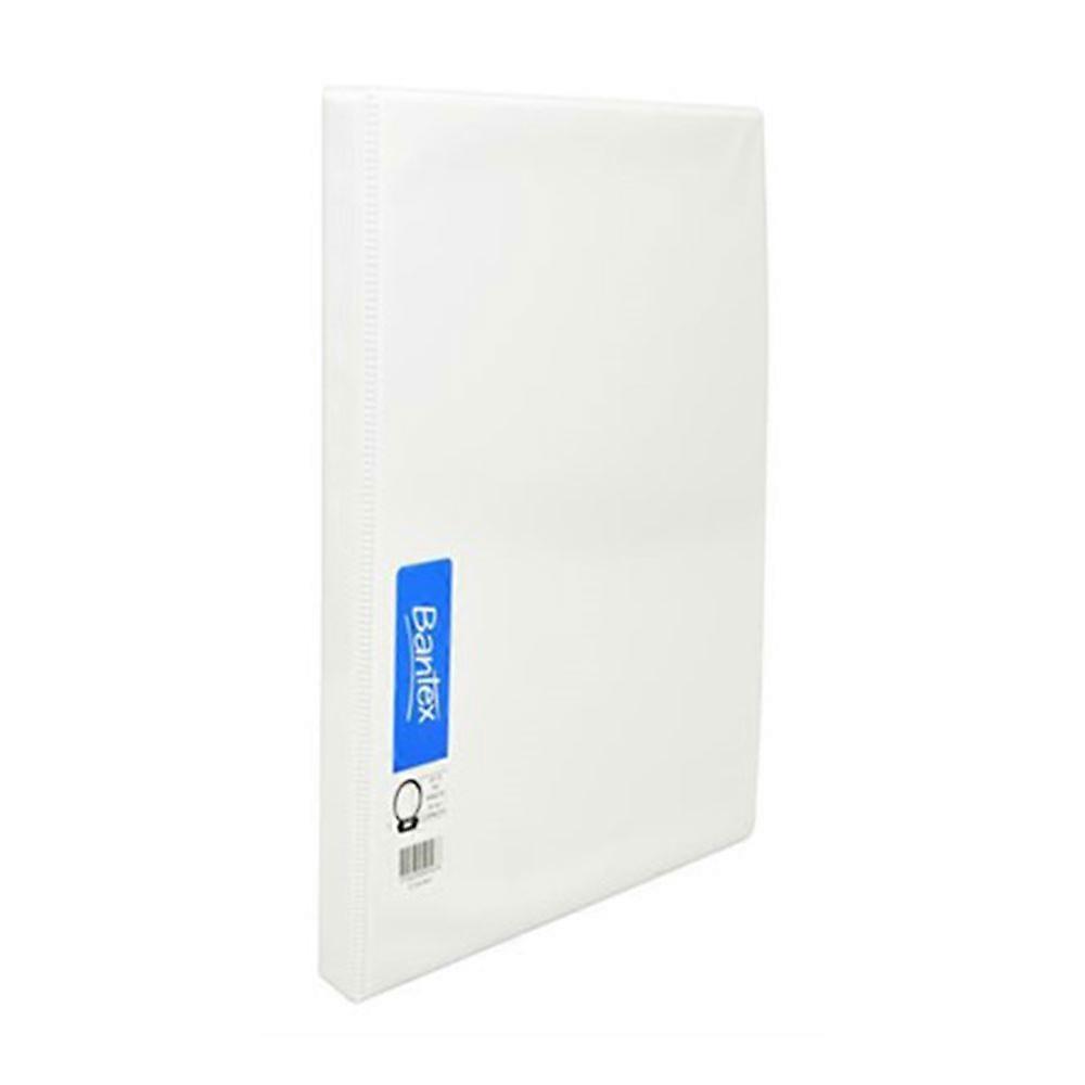 Bantex A4 2D-Ring insert Binder Long Lasting Durable Polypropylene 16mm White