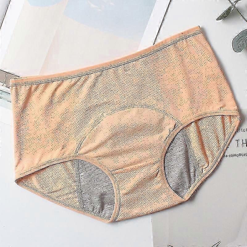 3 db-os magas derekú menstruációs alsónadrág nőknek - nagy méret, elöl és hátul szivárgás elleni védelemmel