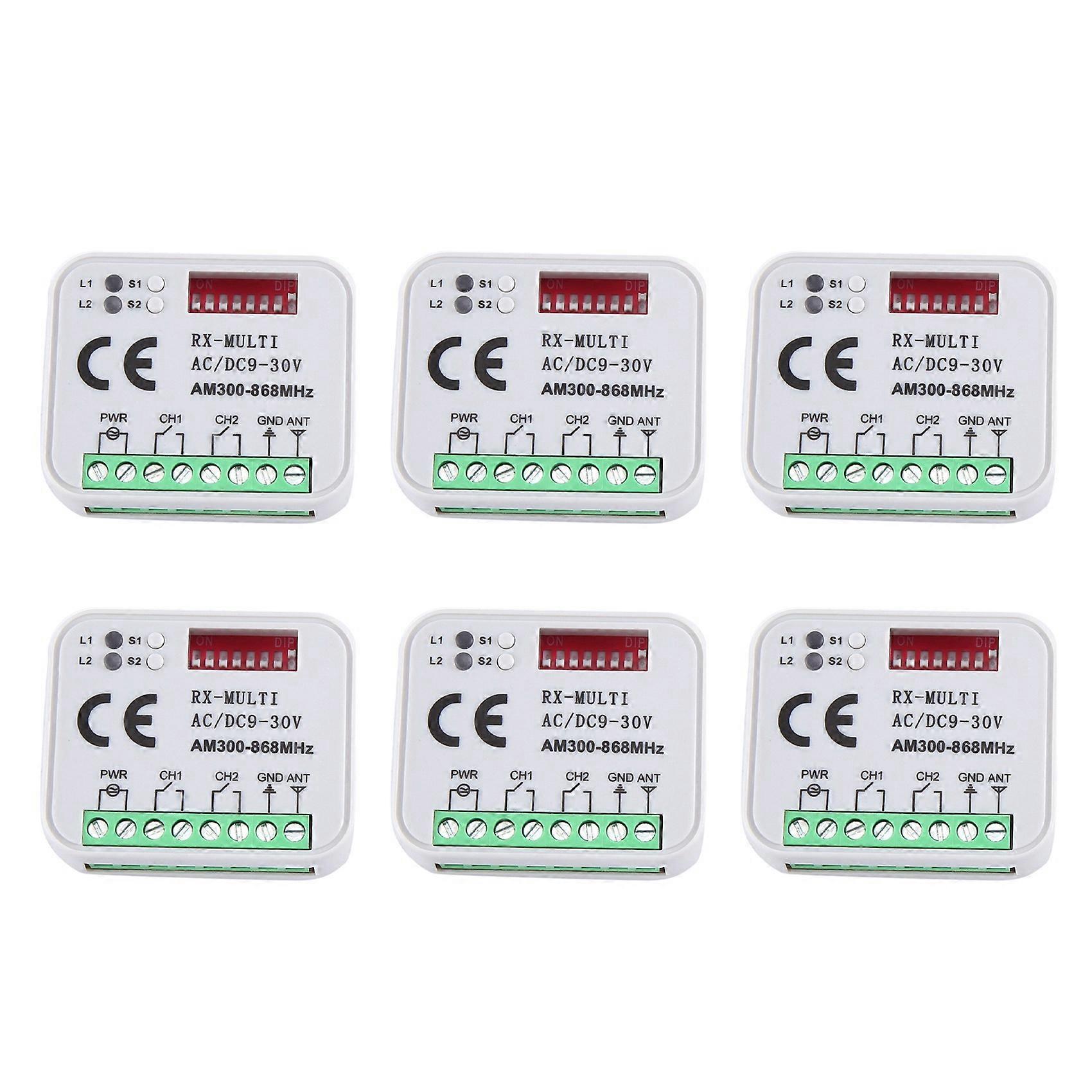 Universal RX Multi Frequency 300-868MHz Receiver 2CH 12V 24V