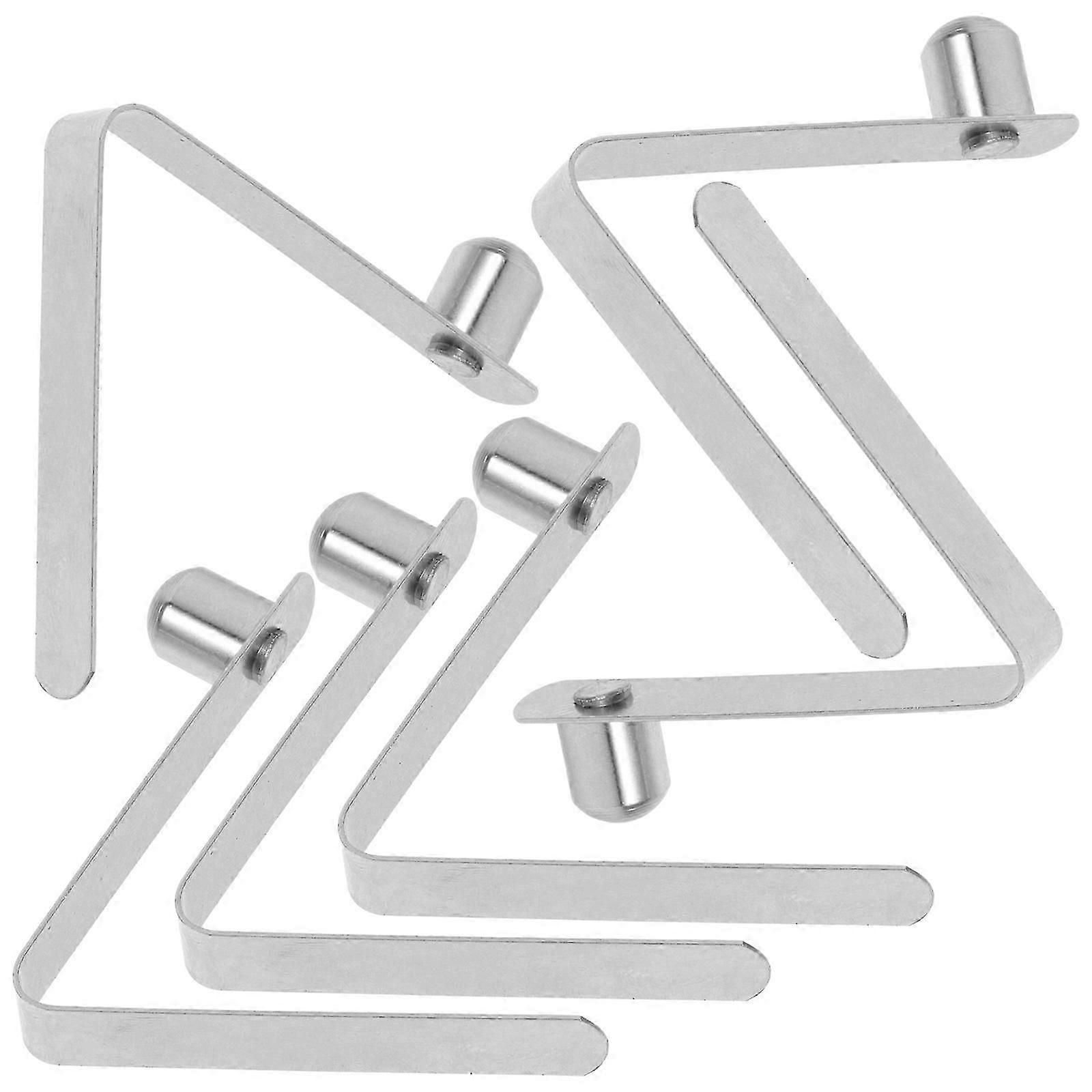 Telescopic Spring Tubes Double Pin Spring Button Camping 6Pcs