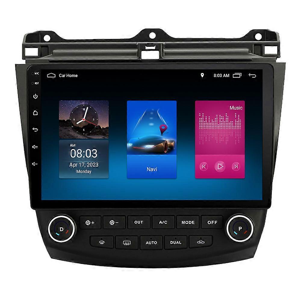 RoverOne Car Stereo Radio Bluetooth CarPlay Android Auto GPS Sat Nav Touch Screen for Honda Accord 7 VII 2002 - 2008