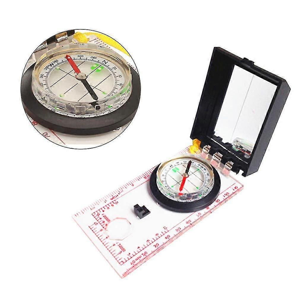 Portable Magnifying Compass Navigation Map Reading Compass With Lanyard |Compass