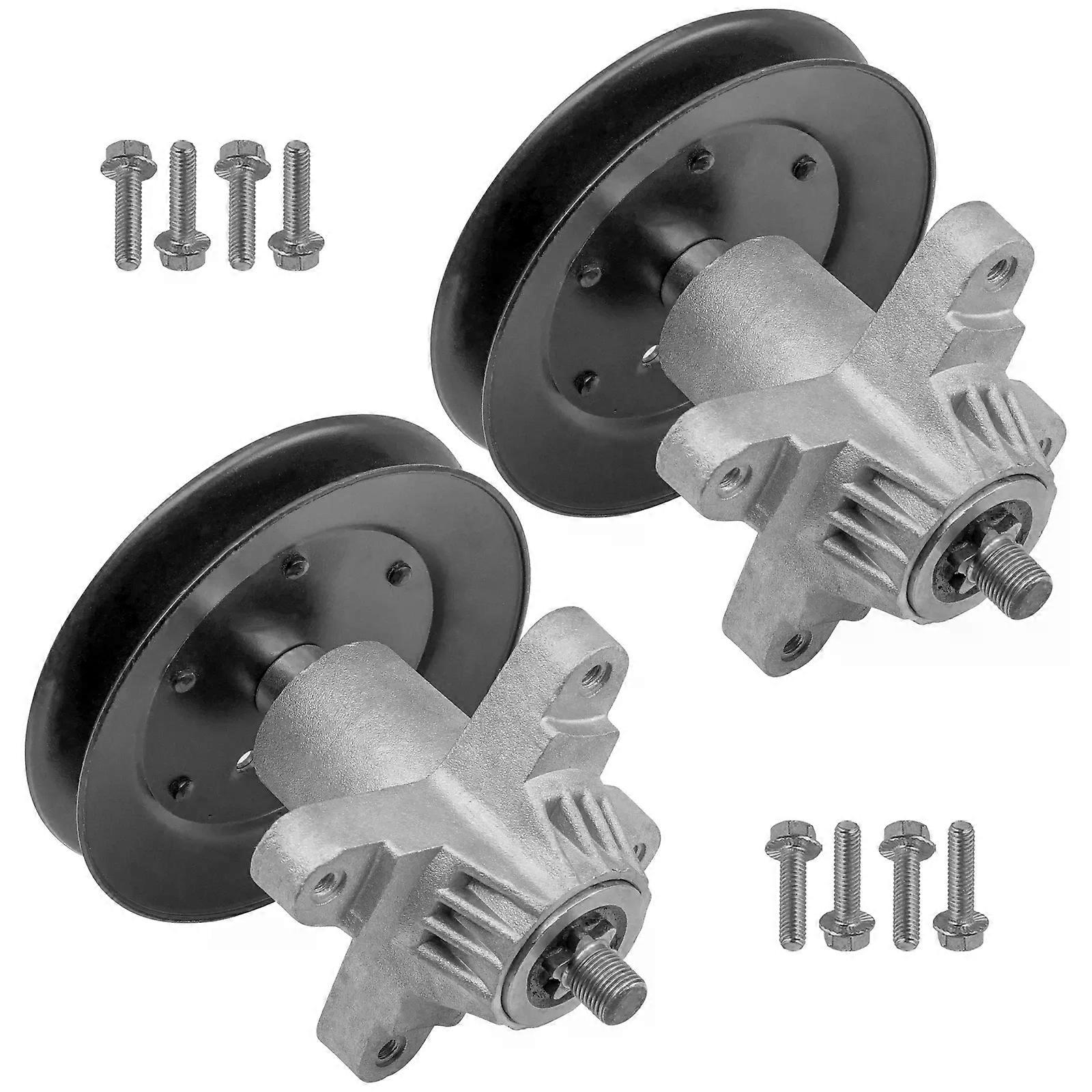 Spindle Assembly w/ Pulley for MTD 13A3771 13AD77 13AX611 13AN791 13AM762 42" NO.32036