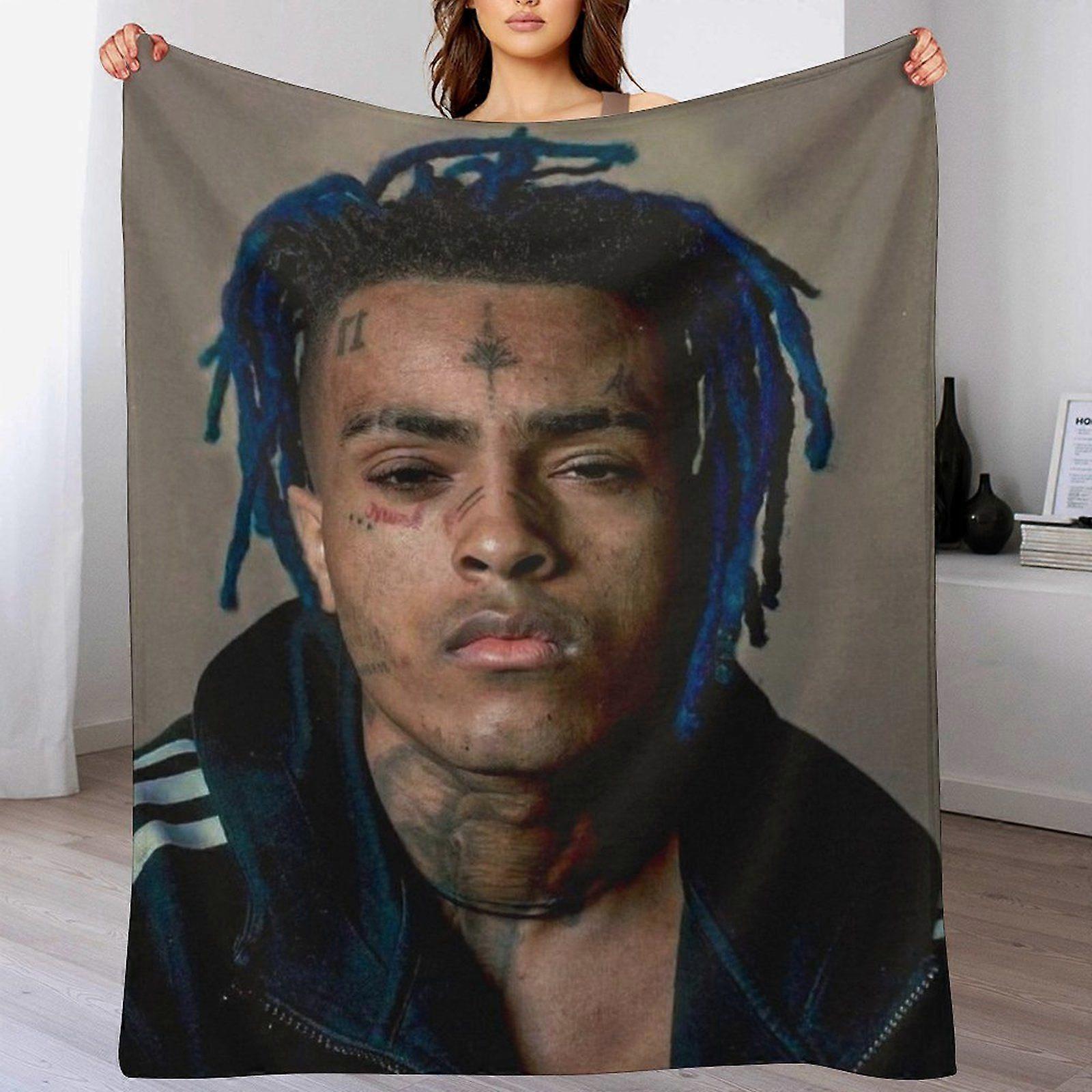 Manta macia antirrugas Xxxtentacion para sofá de viagem, em veludo, ideal para o inverno, com secagem rápida.