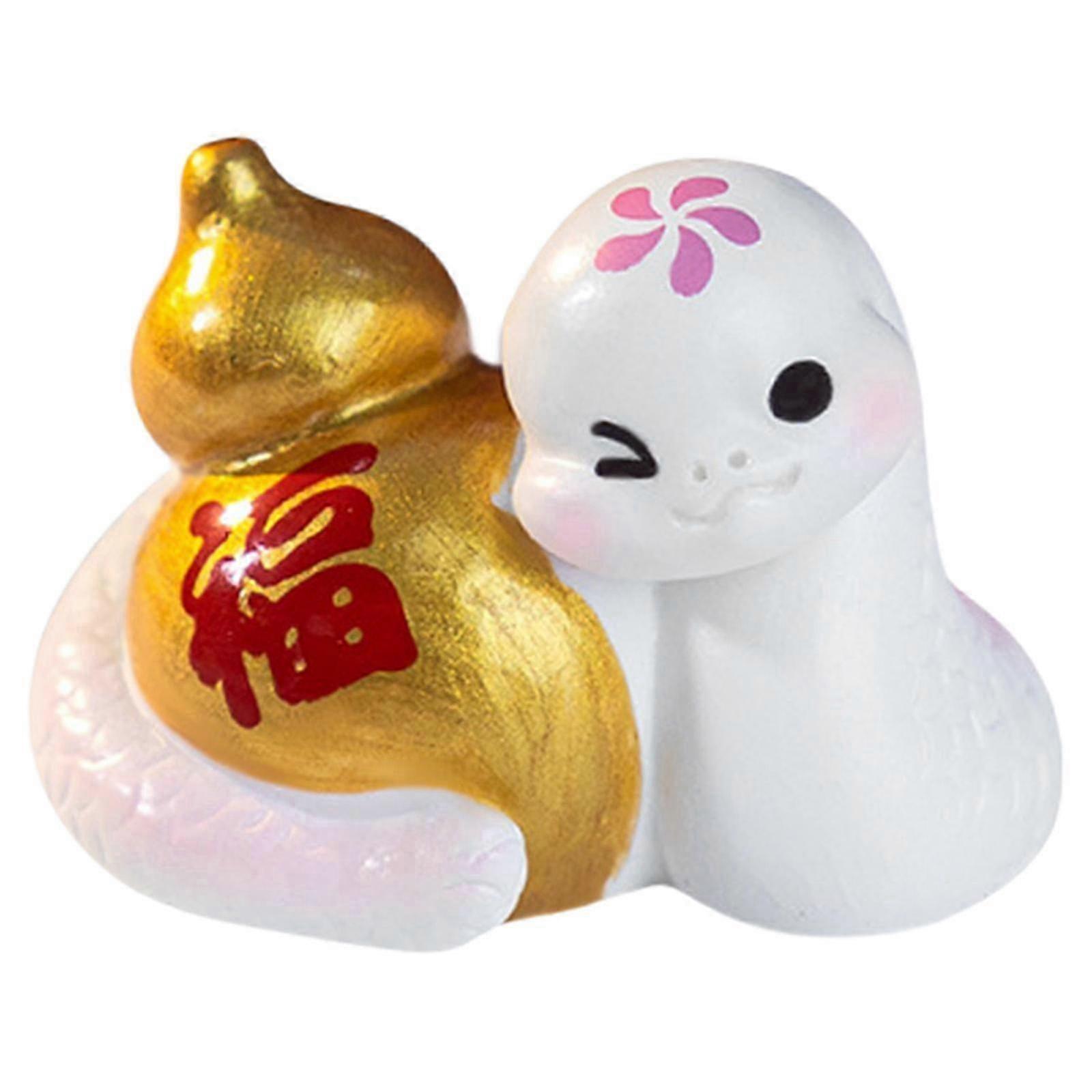 Chinese Snake Year Sculpture Desk Ornament For New Year Decoration Adds A Touch Of Tradition To Any Space