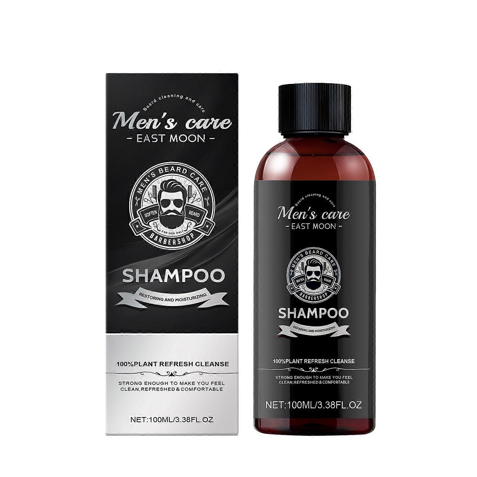 East Moon Beard Shampoo Men's Beard Gentle Cleansing Moisturizing Refreshing Beard Care Shampoo