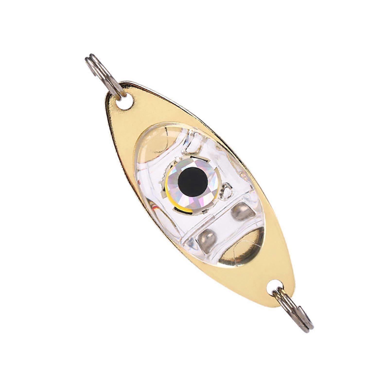 Lighted Fishing Spoons ABS Plastic LED Lures For Trolling Drop Lure Underwater Flasher