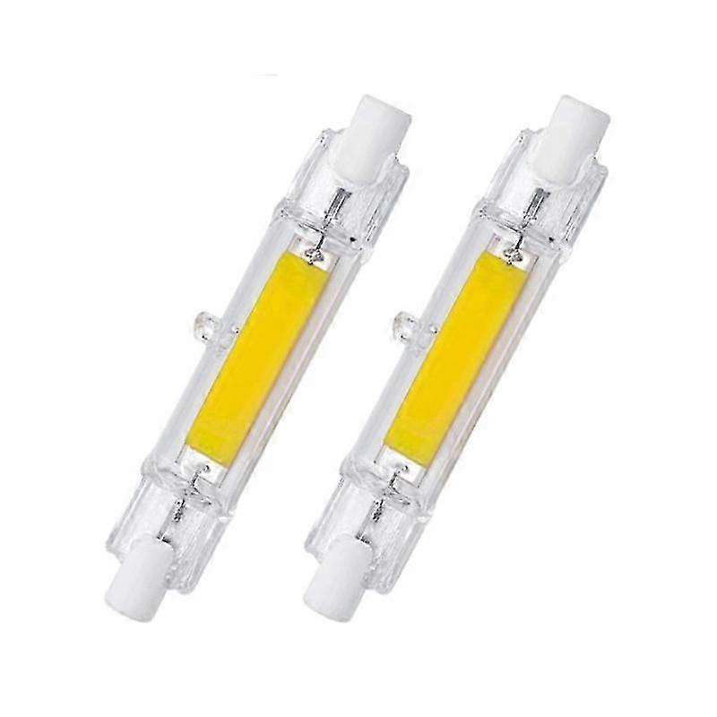 R7s LED-Lampe 78 mm 5 W 6000 K 500 lm schlankes COB-Design, 2er-Pack