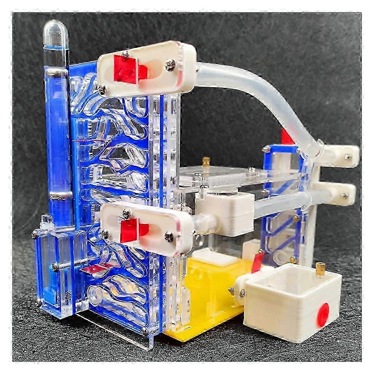 Ant Farm DIY Insect Feeding Nest 3D Acrylic Habitat Castle Villa 21x11x15cm Formicarium Display Box for House Ants Blue