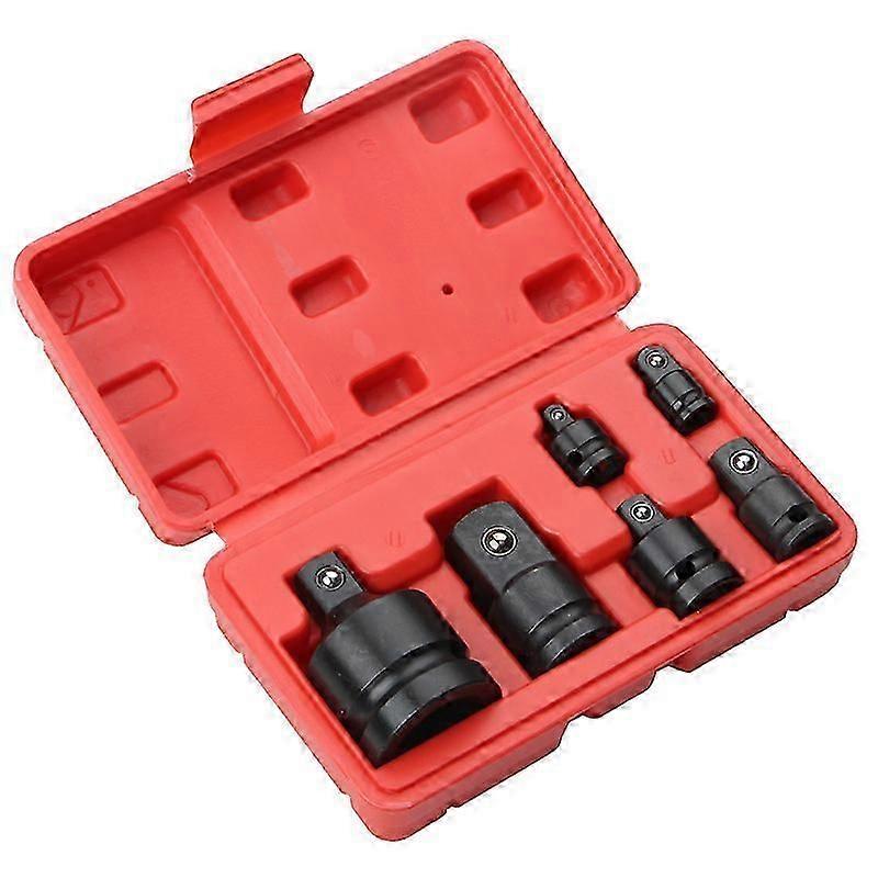 BR-Vie 6 Pcs Impact Socket Adapter Set, Socket Wrench Adapters, Socket Converter Reducer Adapters 6.35mm, 3/8", 1/2", 3/4"