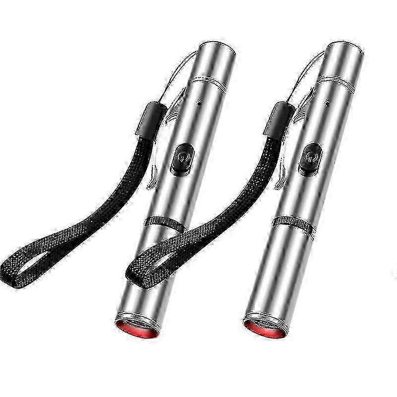 Cat Laser Pointer Toy, Red Laser Pointer Cat Toys For Indoor Cats Dogs Kitten Pet Interactive Chaser Cat Laser Toys Light Indoor JSTR