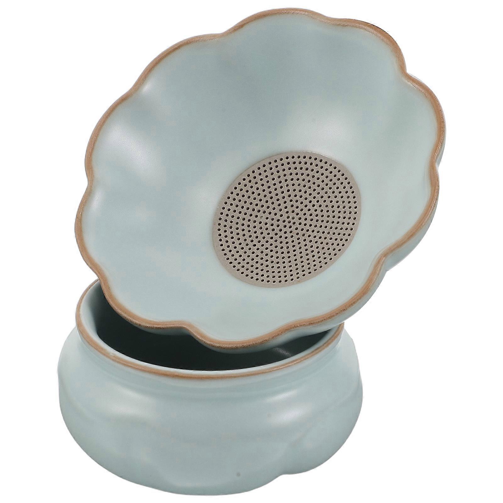 Porcelain Tea Infuser Ceramic Tea Filter with Holder for Home Use
