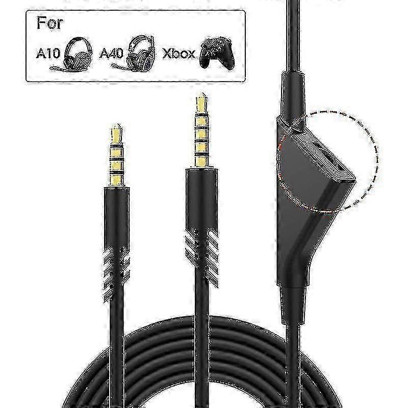 كابل بديل لسماعة الألعاب Astro A10 A40 A30 G233 مع 3.5 مم Aux