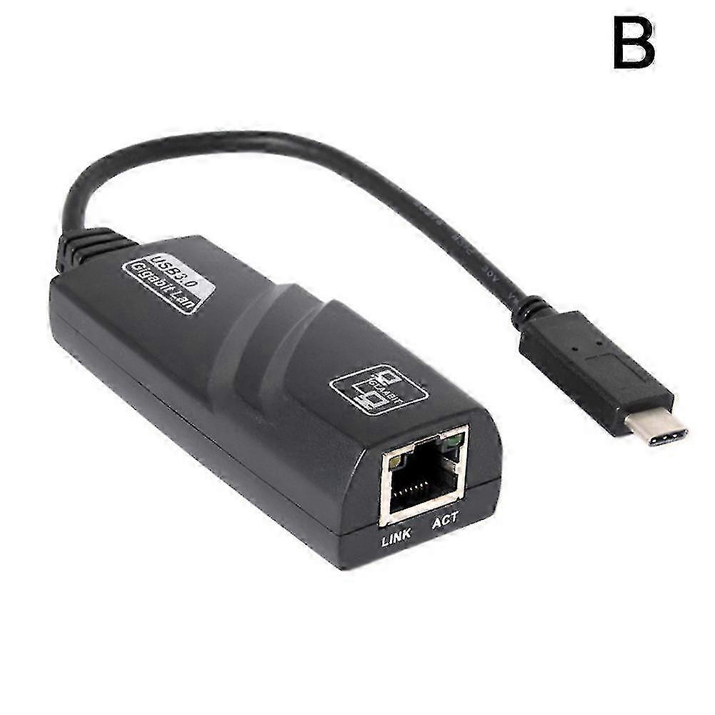 1000Mbps Type-c USB-C to RJ45 Gigabit Ethernet LAN Network Adapter