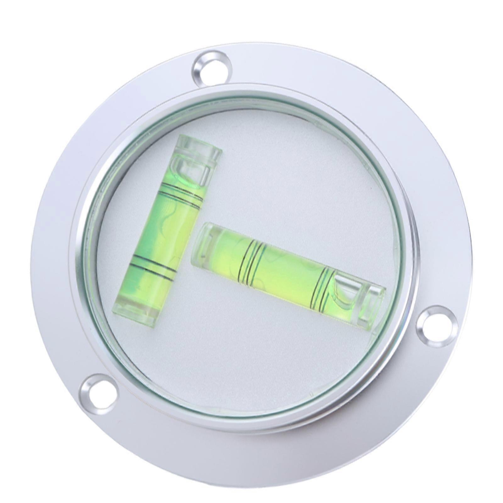 Aluminum Crane Check Bubble T Type Bidirectional Leveling Bubble Horizontal Instruments Leveling Tool Multicolor