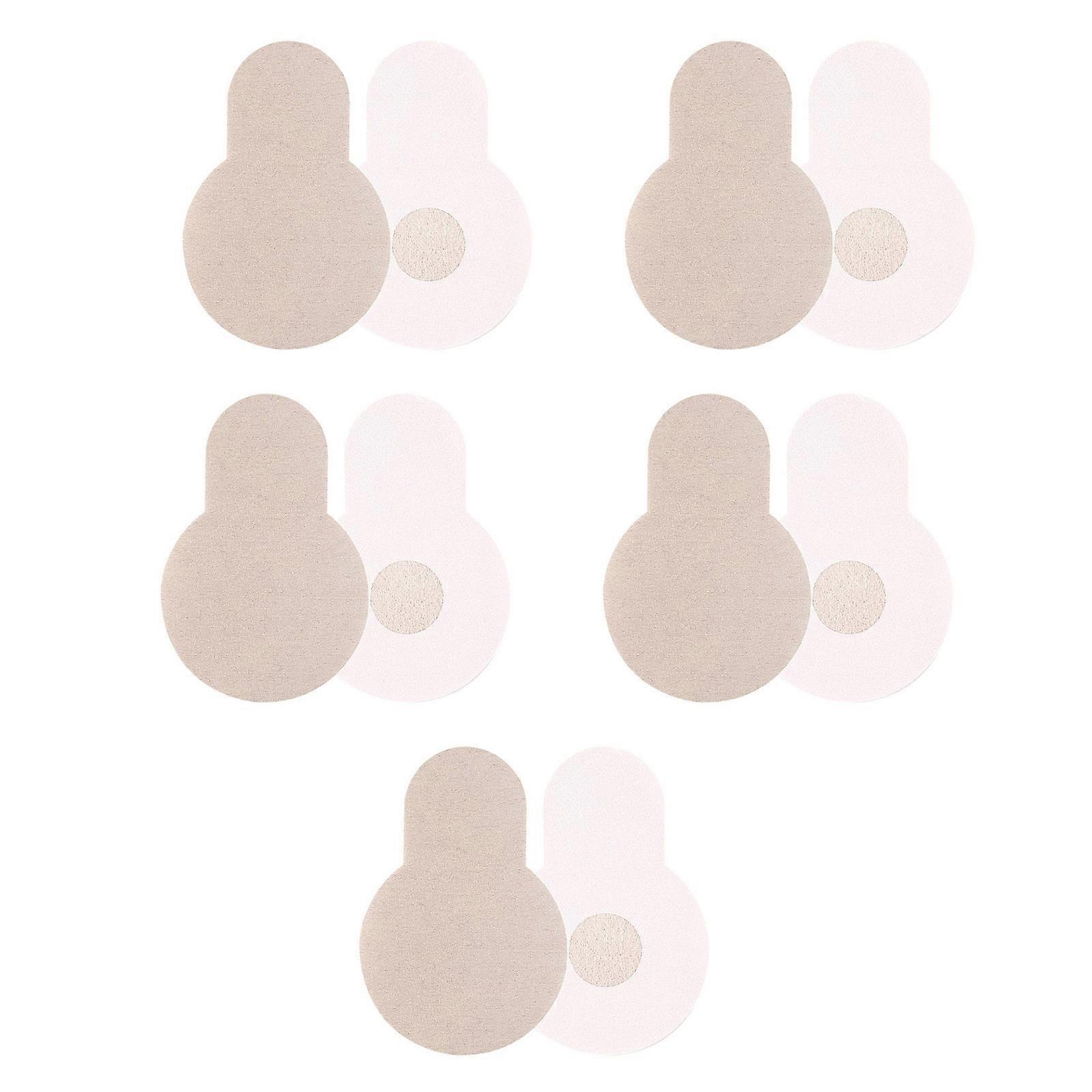 10PC Friendly Breast Concealers Ergonomic Shape Design Multi Hour Wear For Costume Changes Traveling And Hot Weather Use  8.5cm