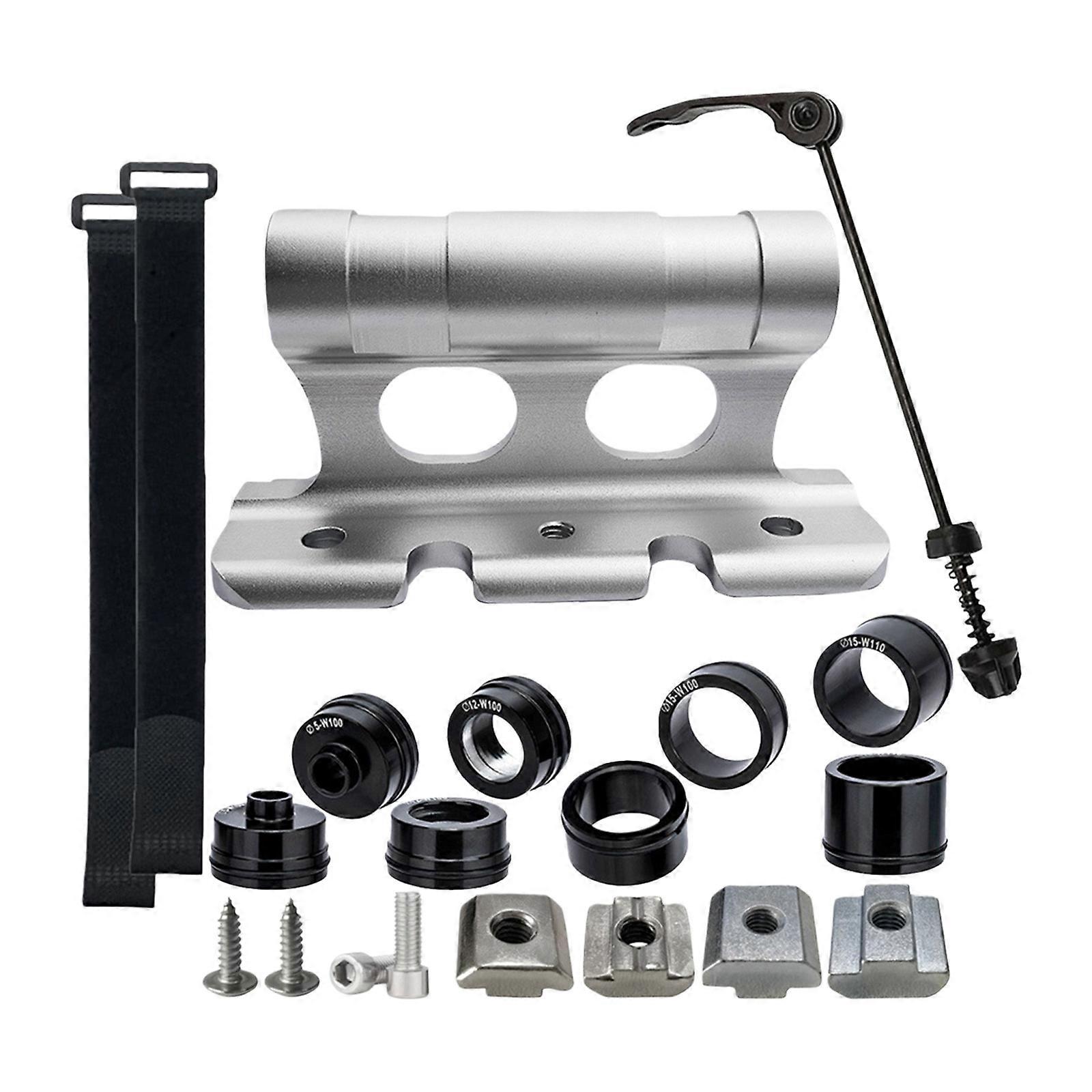 Quick Releases Cycling Fork Mounting Bracket Conversion Accessory Bicycles Fork Carriers For Car Roof Rack Trunk Mount  silver