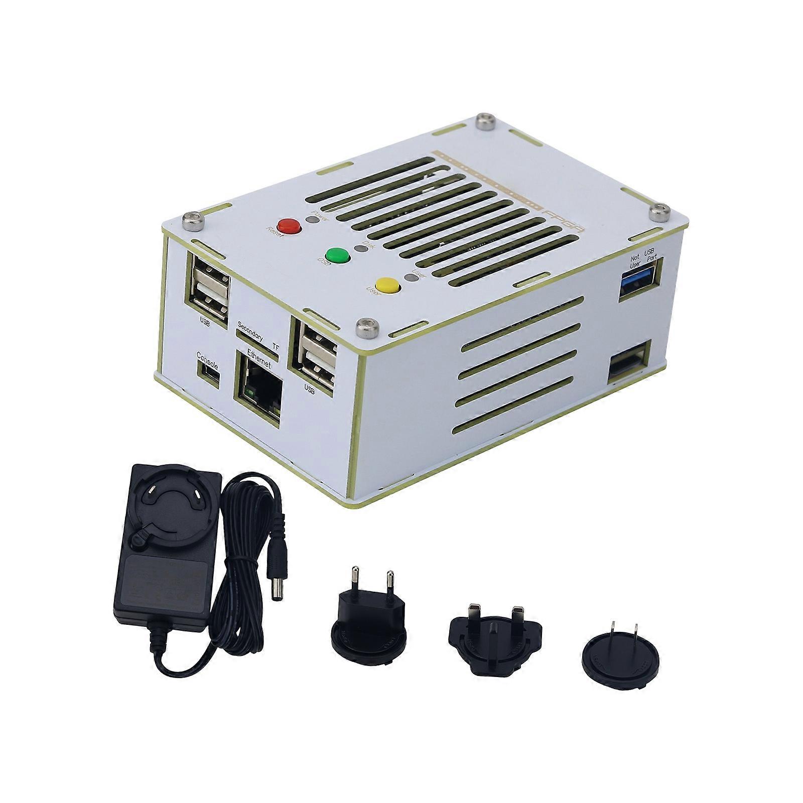 Retro Video Game Console Include Power Adapter FPGA SoC Development Board Game System Aluminum Case Stable Performances Multicolor