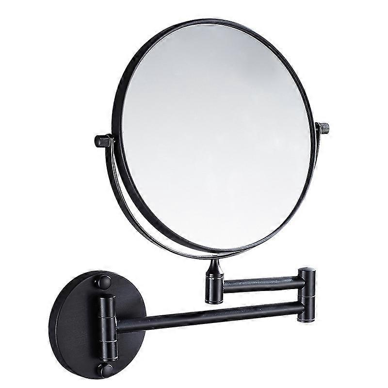 Folding bathroom mirror with extendable function - Black, 1 pc. YC