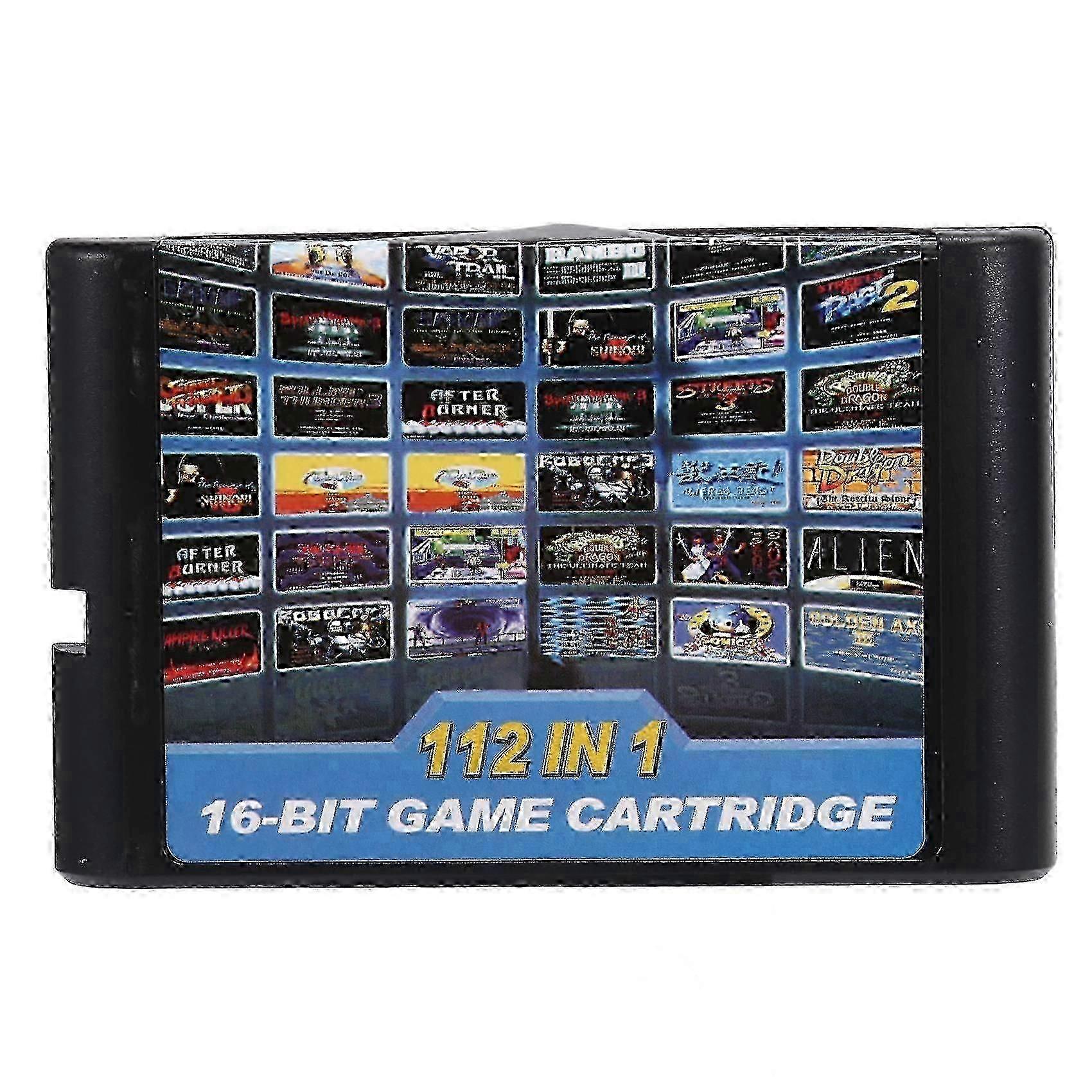 112 in 1 Game 16 Bit Game for Megadrive Game for and NTSC