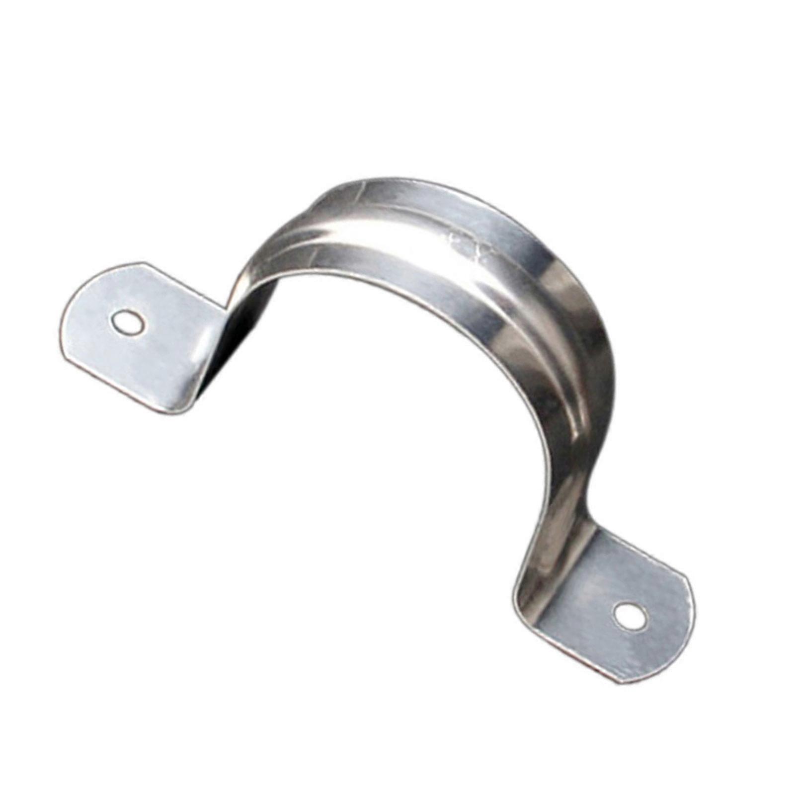 100/50Pcs Stainless Steels Pipe Strap Clamps Replacement Thickened Pipe Clamps for Conduits and Cables Easy to Use  40mm