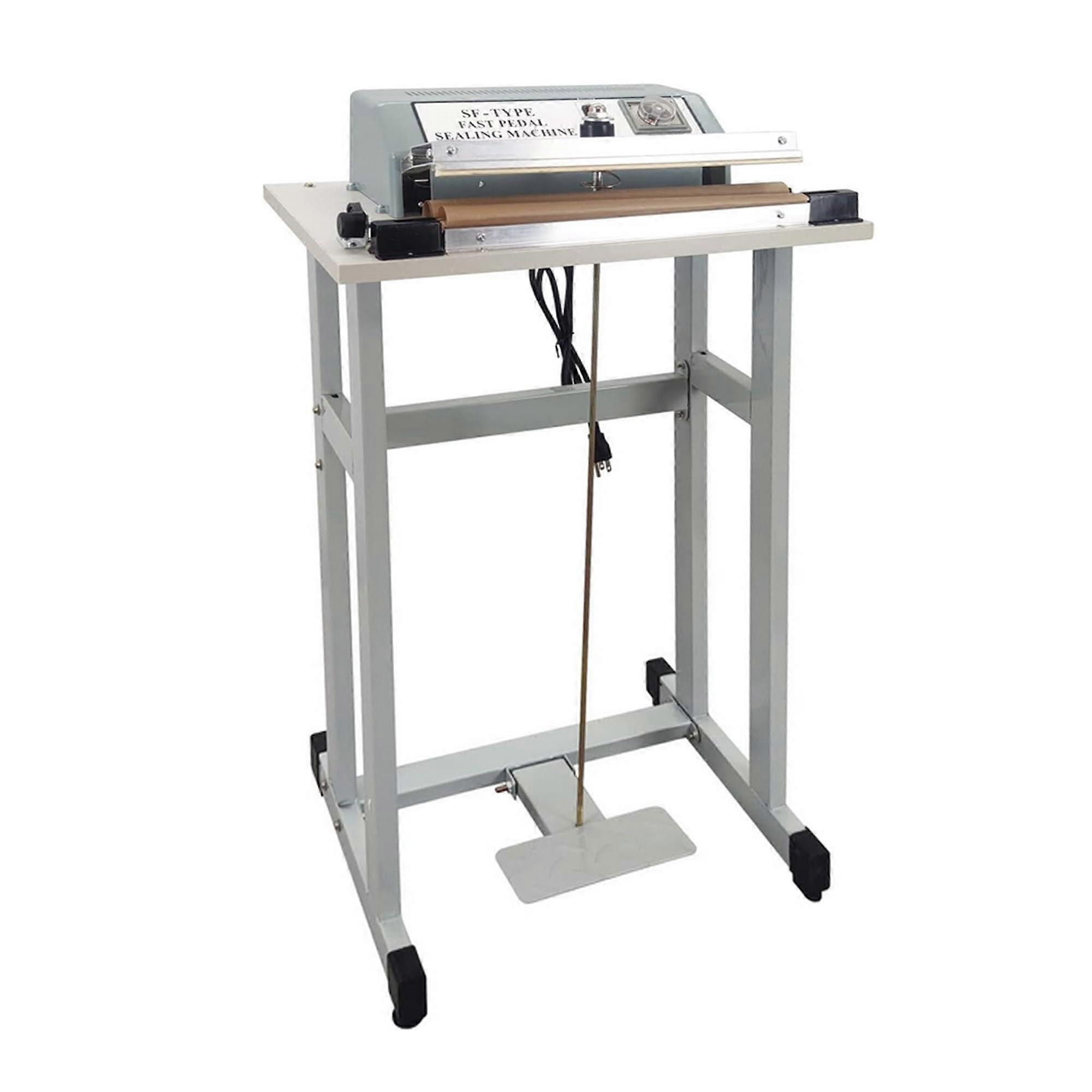 Foot Pedal Impulse Sealer 3mm/0.6mm Width Continuous Bag Heat Sealing Machine for Packaging