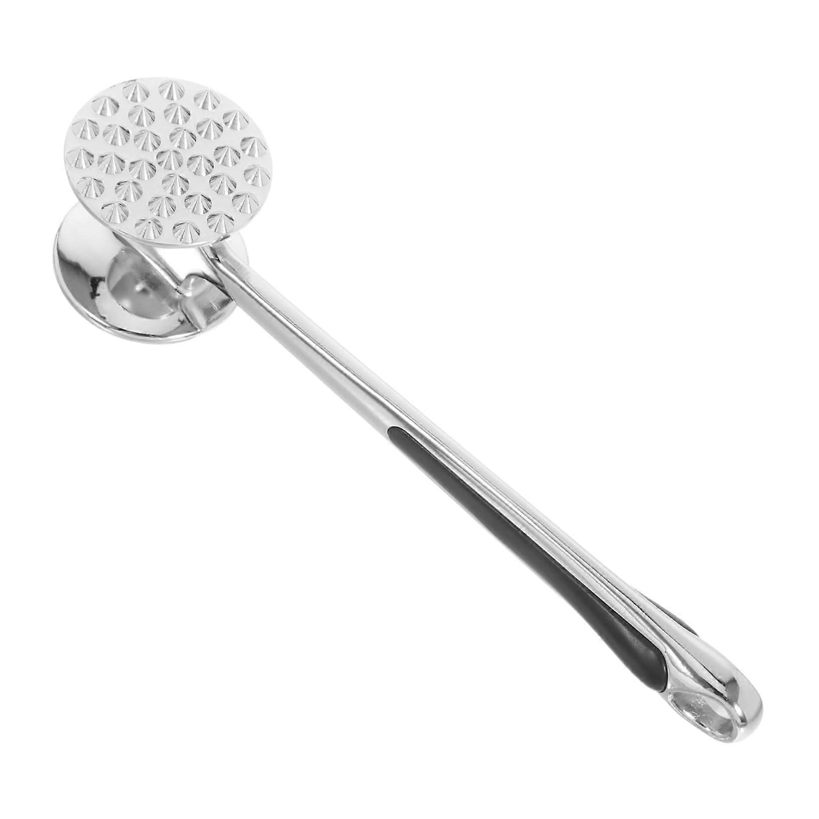 Meat Tenderizer Mallet DualSided Hammer for Steak and Chicken with Ergonomic Grip and Hanging Hole