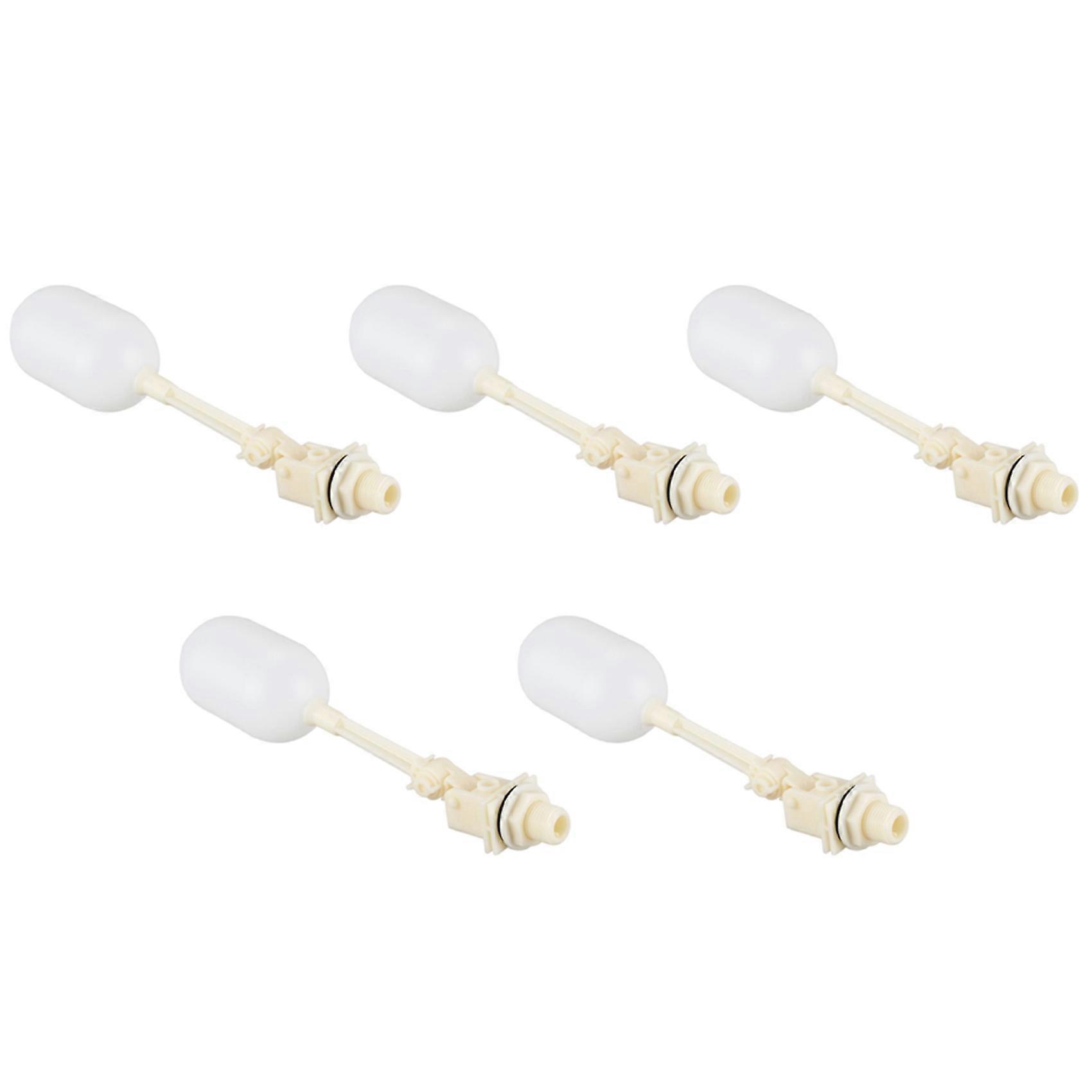5X Mini DN15 1/2 Inch Spool Box Float Valve Connection Filling Valve Float Valve White