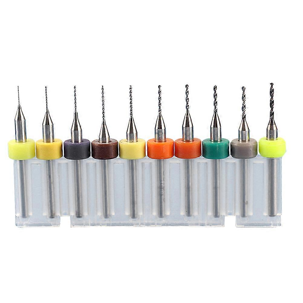Tungsten Steel Drill Bit Set with Premium Carbide Material for Carving Assorted Sizes 0.6mm to 1.5mm