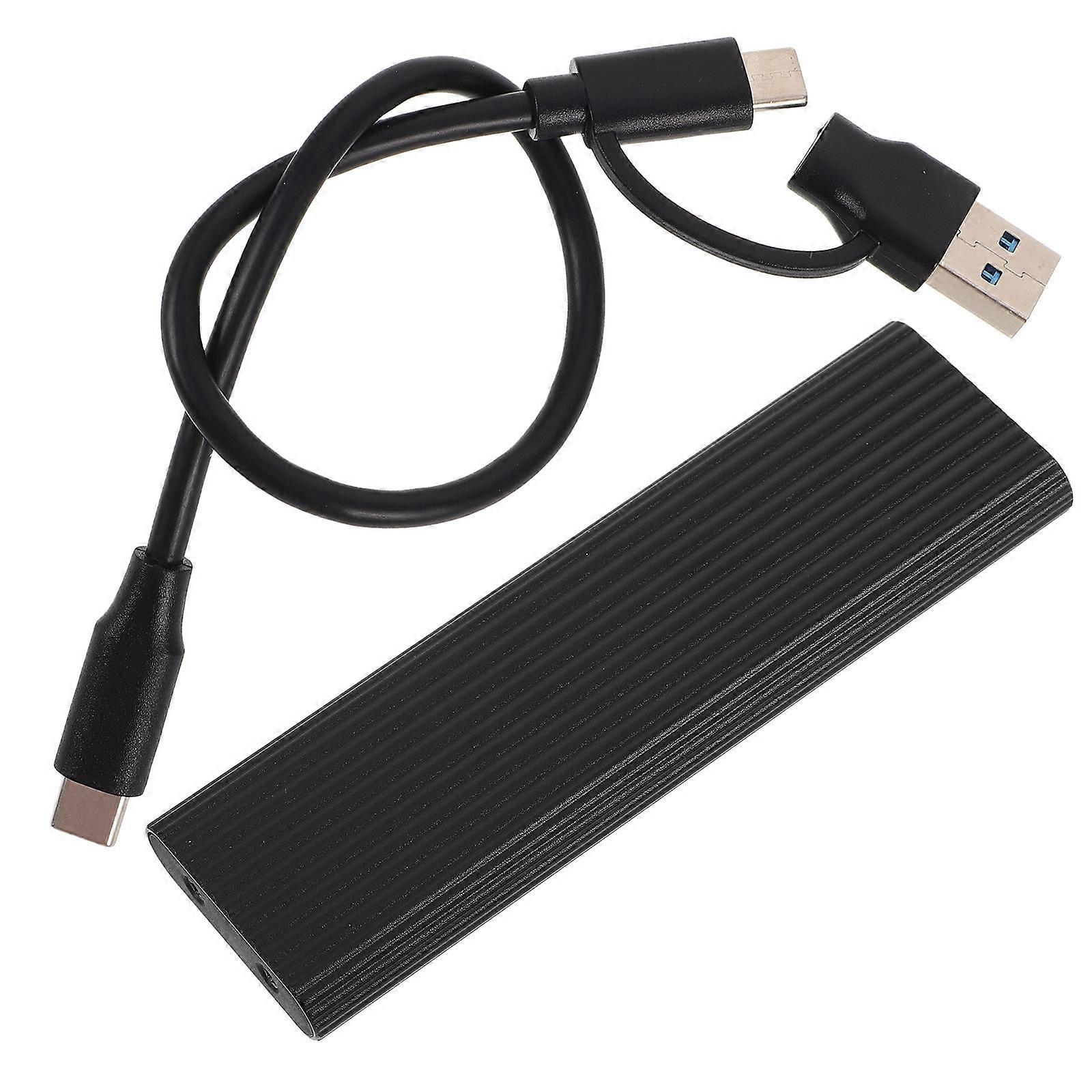 Solid State Drive External Enclosure with USB C Adapter for 1Set M.2 SSD