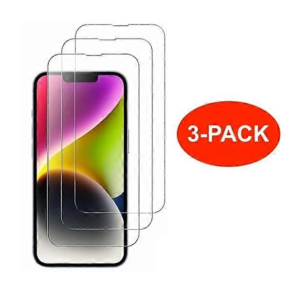 3-pack compatible with iPhone 15 Pro Max/15 Plus Tempered Glass Screen Protector