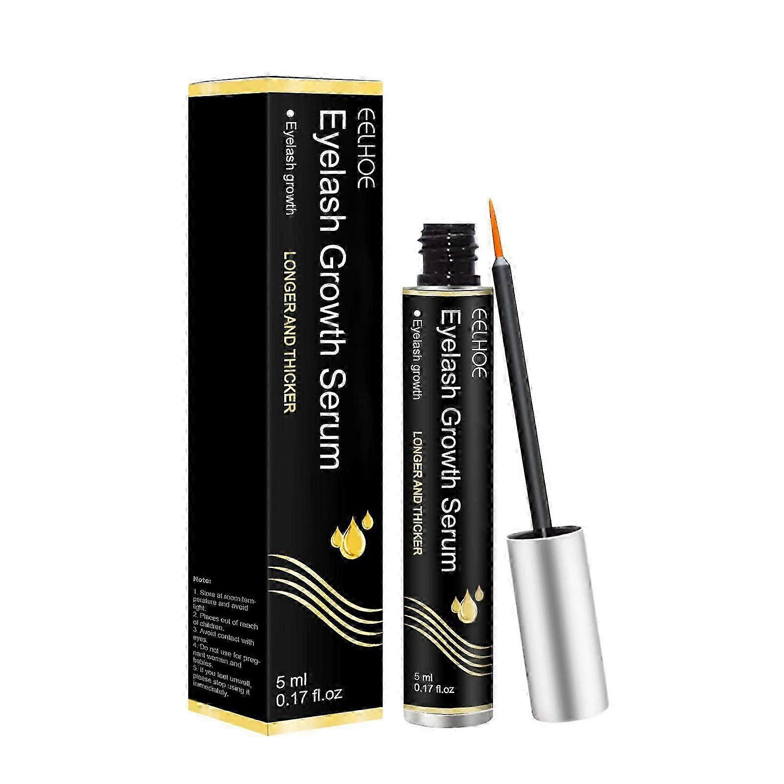 Nourishing Mascara & Eyebrow Serum - Slimming, Lengthening, Darkening Natural Black Lash & Brow Enhancer with Blueberries, Grape Seeds & Cranberries -