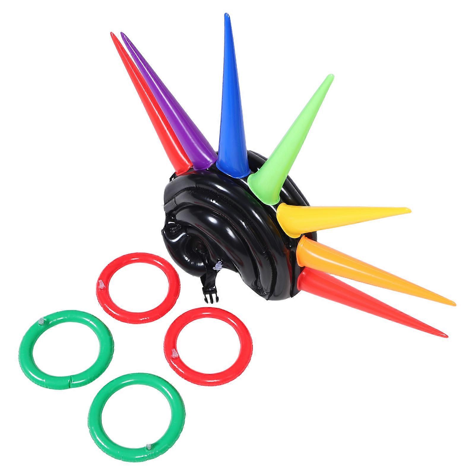 Reusable Inflatable Crown Hat Party Headwear for Party Assorted