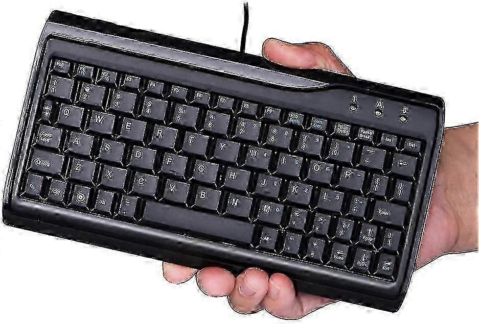 Professional Laptop Keyboard, Super Mini Wired Compact Full Size Keypad