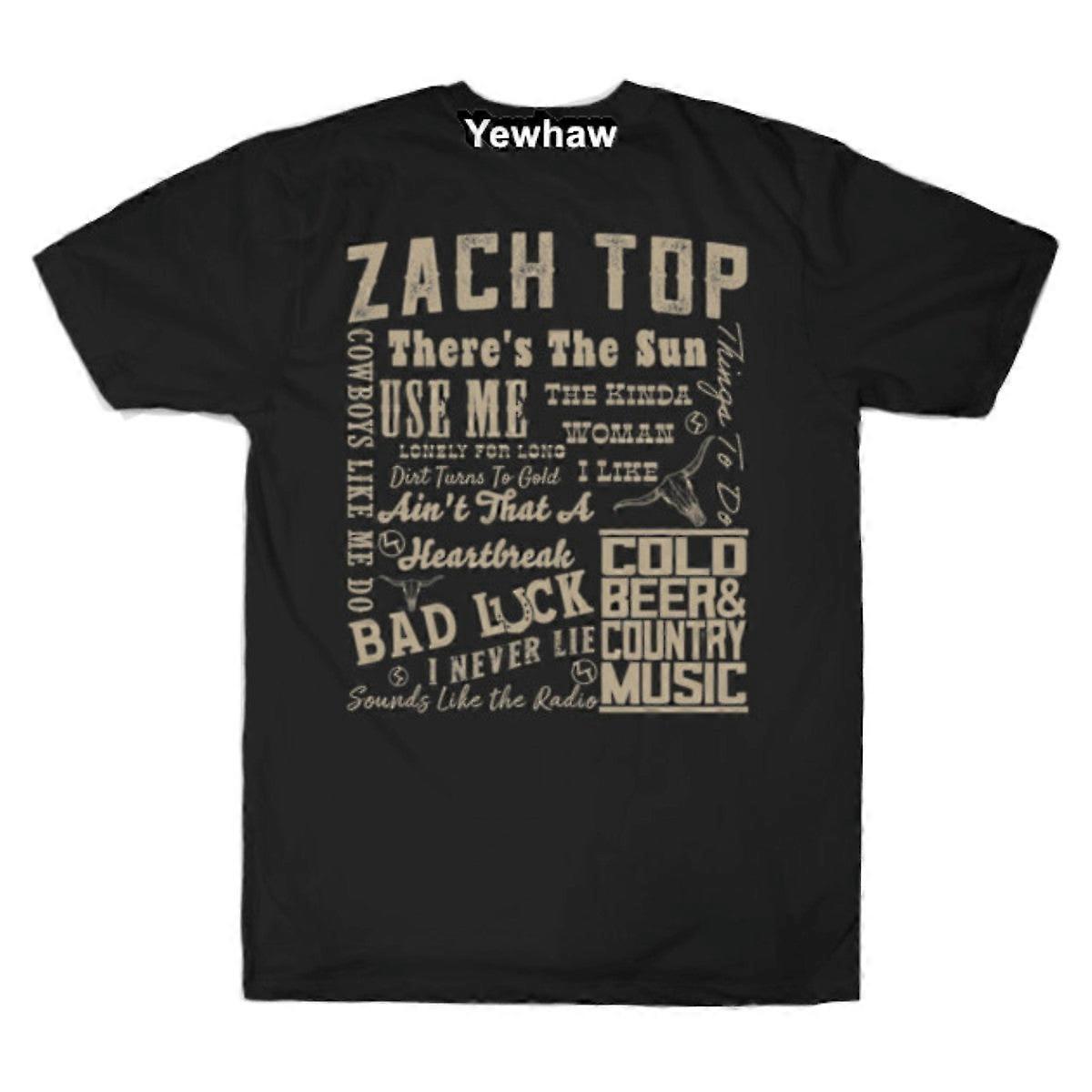 Zach Top Front And Back Print T-shirt