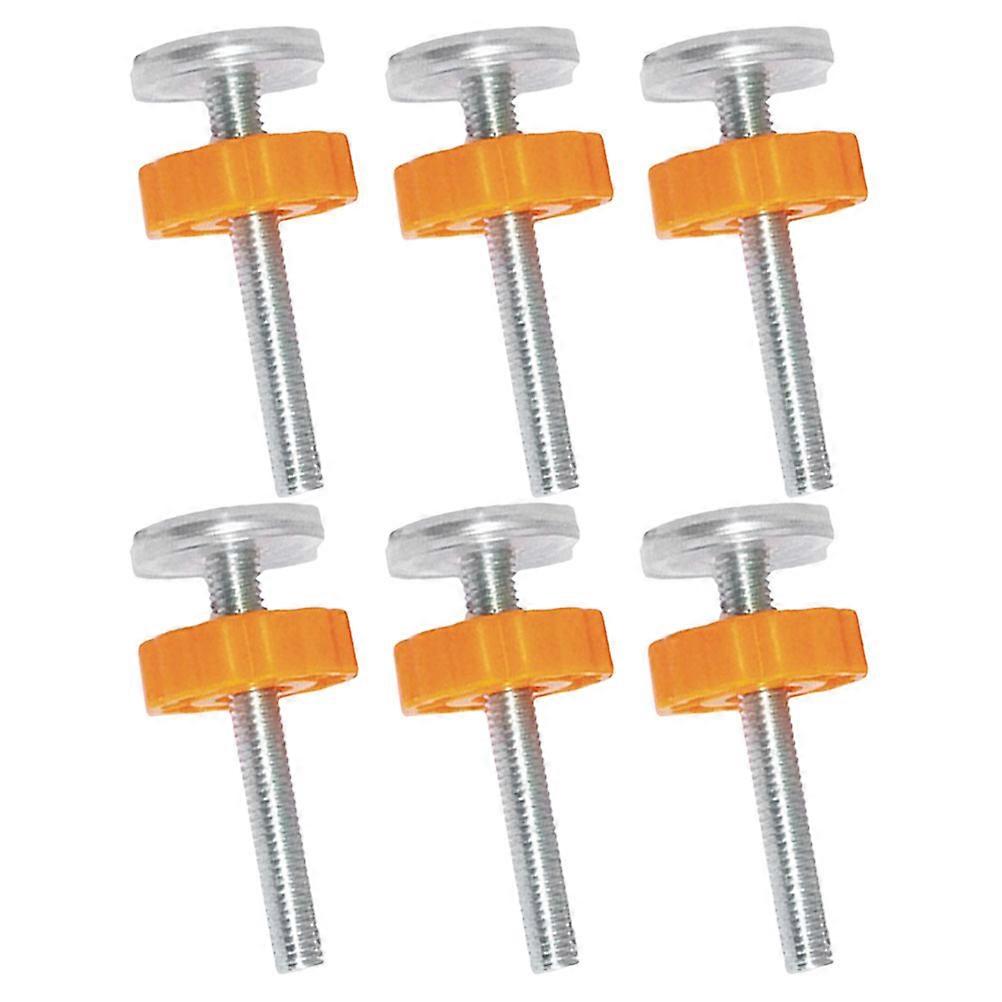 6Pcs Baby Gate Threaded Rods for Mounting Gate Replacement Parts Orange