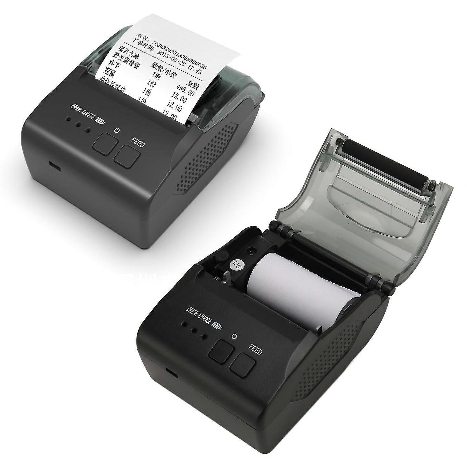Thermal Receipt Printer 58mm Bluetooth Speed Rechargeable for Windows Android and OS X