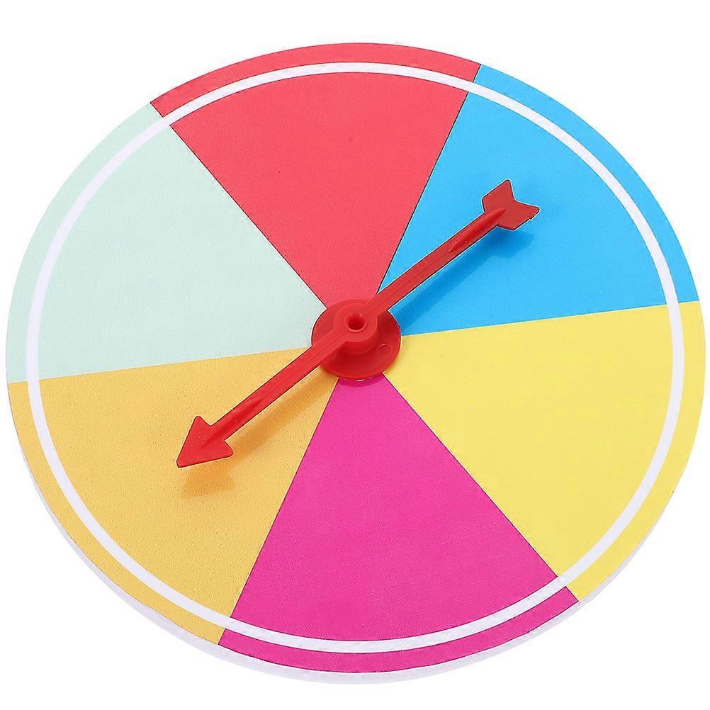 Raffle Game Prize Wheel Rotatable for Party Use 3Pcs Multi Color