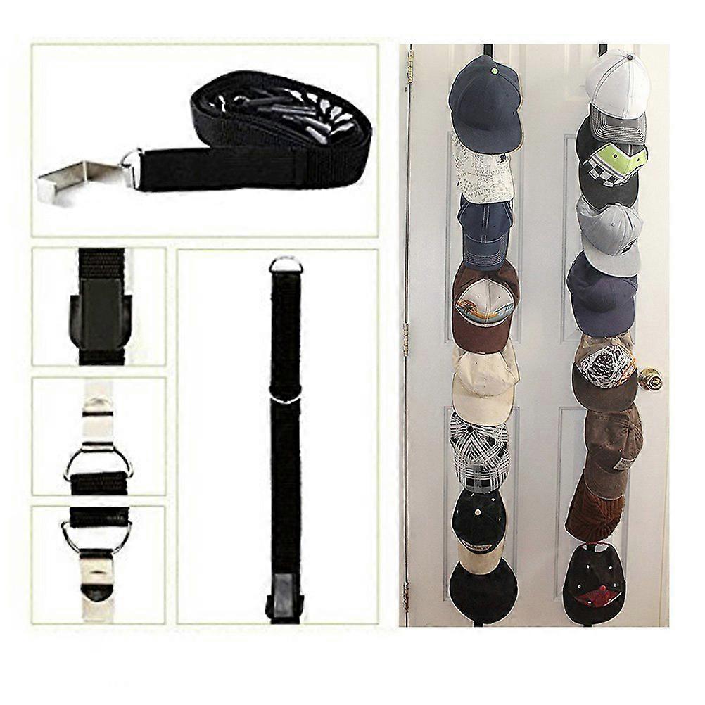 Rack Hat Organizer for Holding Hat 4Pcs Nylon Hanging Display System
